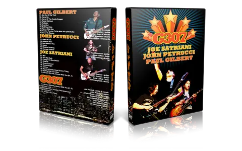 Artwork Cover of G3 2007-04-11 DVD New York City Audience
