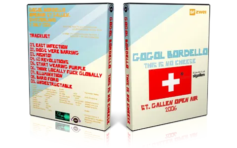Artwork Cover of Gogol Bordello 2006-07-02 DVD St Gallen Proshot