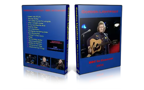 Artwork Cover of Gordon Lightfoot Compilation DVD 1971 London Proshot