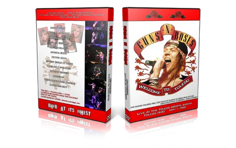 Artwork Cover of Guns N Roses 1988-05-01 DVD Toledo Audience