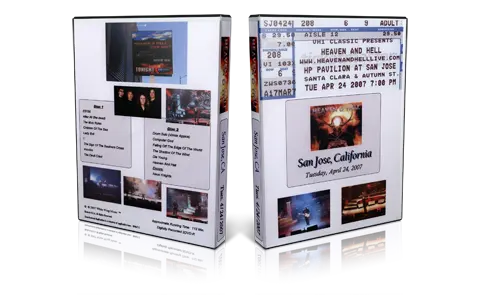 Artwork Cover of Heaven and Hell 2007-04-24 DVD San Jose Audience
