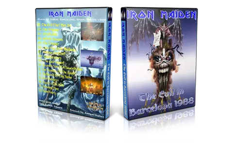Artwork Cover of Iron Maiden 1988-09-22 DVD Barcelona Audience