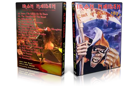 Artwork Cover of Iron Maiden 1992-11-02 DVD Osaka Audience