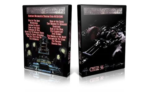 Artwork Cover of Iron Maiden 1996-08-29 DVD Santiago Proshot