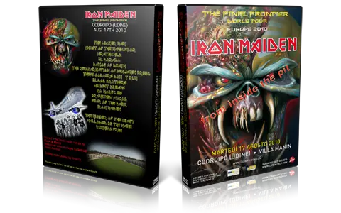 Artwork Cover of Iron Maiden 2010-08-17 DVD Codroipo Audience