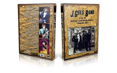 Artwork Cover of J Geils Compilation DVD Oakland 1980 Proshot