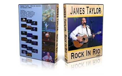 Artwork Cover of James Taylor 2001-01-12 DVD Rio de Janeiro Proshot