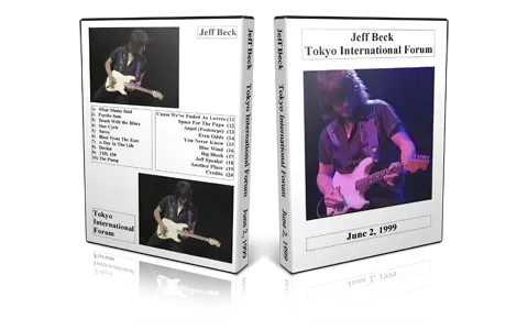 Artwork Cover of Jeff Beck 1999-02-06 DVD Tokyo Proshot