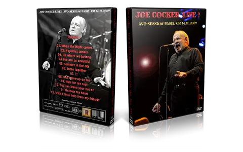 Artwork Cover of Joe Cocker 2007-11-14 DVD Basel Proshot