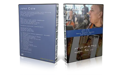Artwork Cover of John Cale 2011-11-21 DVD Malmo Proshot
