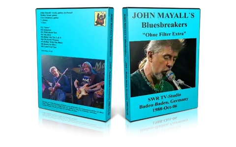 Artwork Cover of John Mayall 1988-10-06 DVD Baden-Baden Proshot