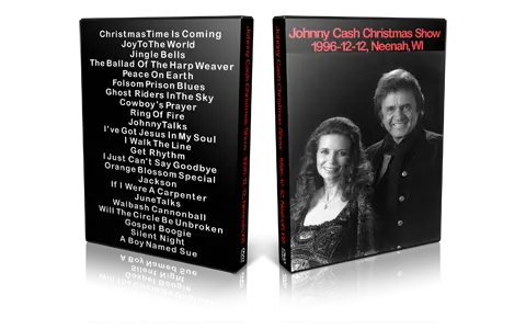 Artwork Cover of Johnny Cash 1996-12-12 DVD Neenah Audience