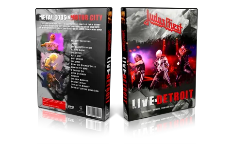 Artwork Cover of Judas Priest 1990-05-12 DVD Detroit Proshot