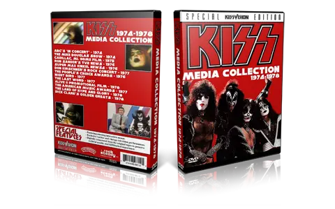 Artwork Cover of KISS Compilation DVD 1974-1978 Proshot