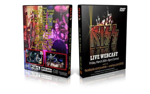 Artwork Cover of KISS 2012-03-30 DVD New Orleans Proshot