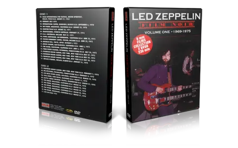 Artwork Cover of Led Zeppelin Compilation DVD Film Noir Proshot