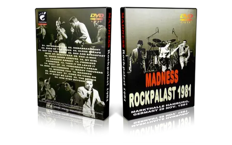 Artwork Cover of Madness 1981-11-29 DVD Hamburg Proshot
