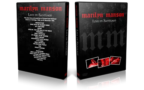 Artwork Cover of Marilyn Manson Compilation DVD Santiago 1996 Proshot