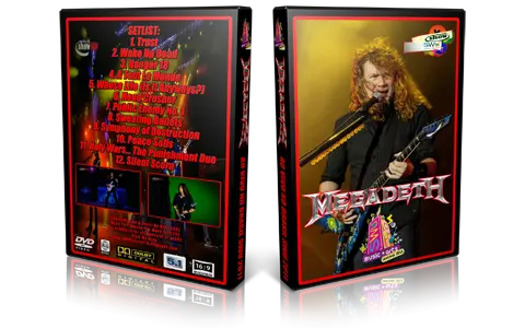 Artwork Cover of Megadeth Compilation DVD SWU 2001 Proshot