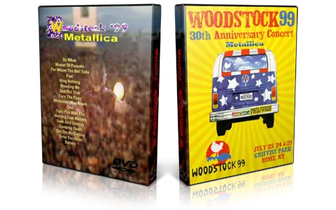 Artwork Cover of Metallica 1999-07-24 DVD Rome Proshot
