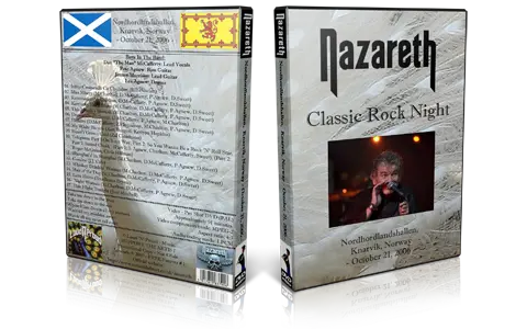 Artwork Cover of Nazareth 2006-10-21 DVD Knarvik Audience