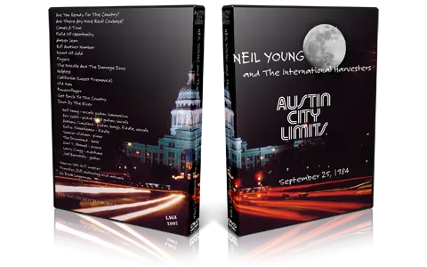 Artwork Cover of Neil Young 1984-09-25 DVD Austin Proshot