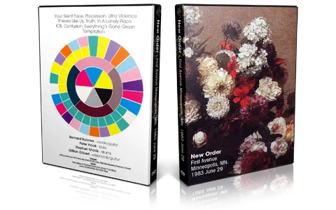 Artwork Cover of New Order 1983-06-29 DVD Minneapolis Proshot