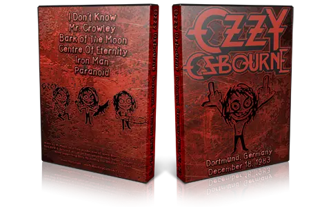 Artwork Cover of Ozzy Osbourne 1983-12-18 DVD Dortmund Proshot