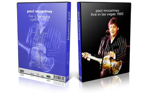 Artwork Cover of Paul McCartney 1993-04-14 DVD Las Vegas Audience