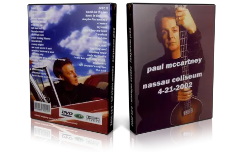 Artwork Cover of Paul McCartney 2002-04-13 DVD Uniondale Audience