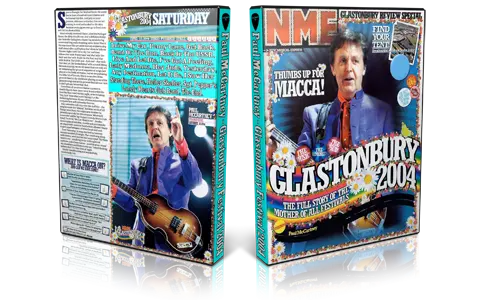 Artwork Cover of Paul McCartney 2004-06-26 DVD Glastonbury Proshot