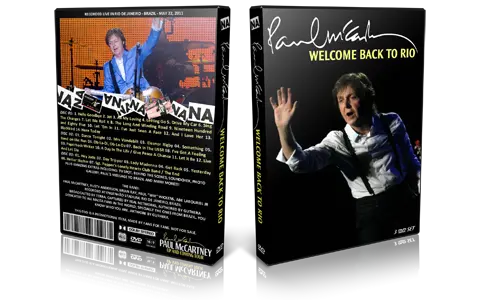 Artwork Cover of Paul McCartney 2011-05-22 DVD Rio de Janeiro Proshot