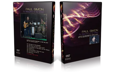 Artwork Cover of Paul Simon 2011-06-26 DVD Pilton Proshot