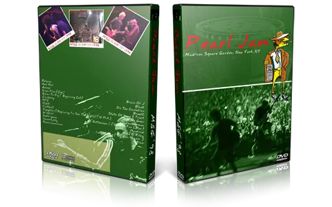 Artwork Cover of Pearl Jam 1998-09-11 DVD New York Audience