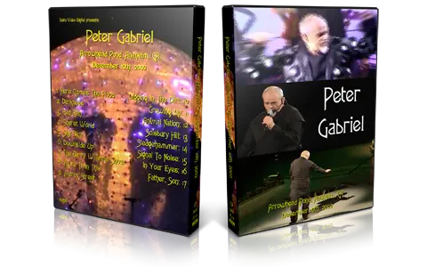 Artwork Cover of Peter Gabriel 2002-12-10 DVD Anaheim Audience