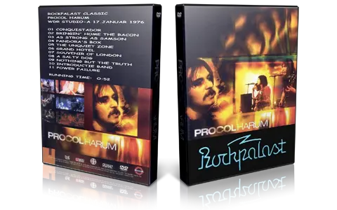 Artwork Cover of Procol Harum 1976-01-17 DVD Cologne Proshot