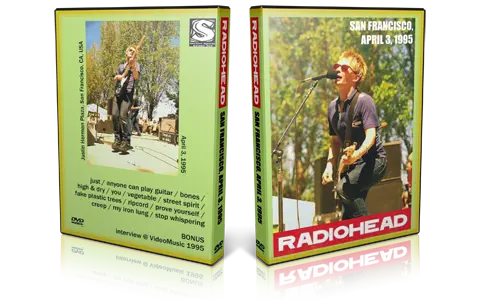 Artwork Cover of Radiohead 1995-04-03 DVD San Francisco Audience