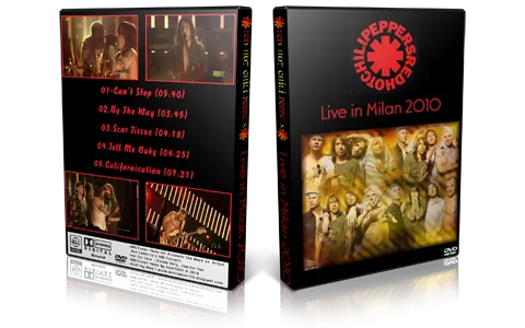 Artwork Cover of Red Hot Chili Peppers Compilation DVD Milan 2010 Proshot