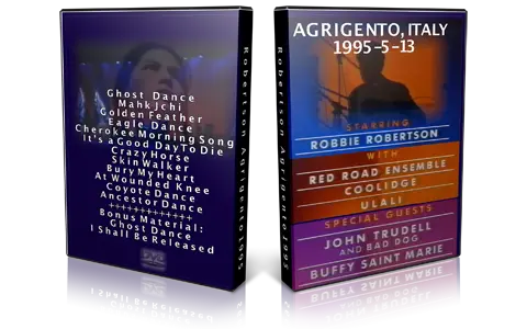 Artwork Cover of Robbie Robertson 1995-05-13 DVD Agrigento Proshot