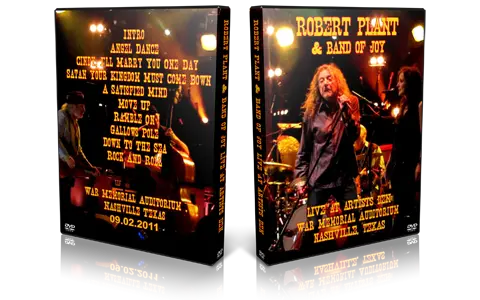 Artwork Cover of Robert Plant 2011-02-09 DVD Nashville Proshot