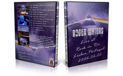Artwork Cover of Roger Waters 2006-06-02 DVD Lisboa Proshot