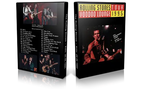 Artwork Cover of Rolling Stones 1995-06-20 DVD Cologne Audience