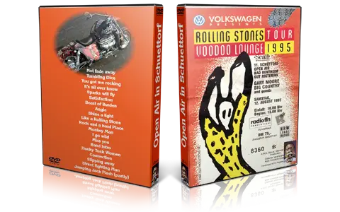 Artwork Cover of Rolling Stones 1995-08-12 DVD Bad Bentheim Audience