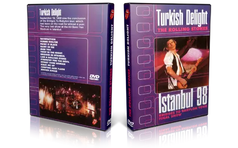 Artwork Cover of Rolling Stones 1998-09-19 DVD Istanbul Proshot