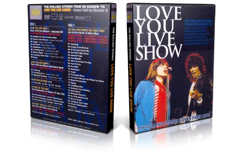 Artwork Cover of Rolling Stones Compilation DVD Love You Live Proshot