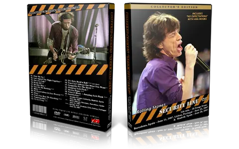 Artwork Cover of Rolling Stones Compilation DVD Security Line Audience
