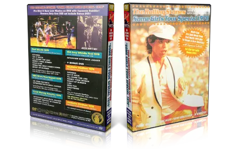 Artwork Cover of Rolling Stones Compilation DVD Some Girls Tour special 1978 Proshot