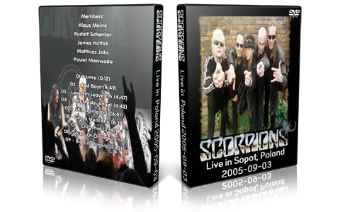 Artwork Cover of Scorpions 2005-09-03 DVD Sopot Proshot