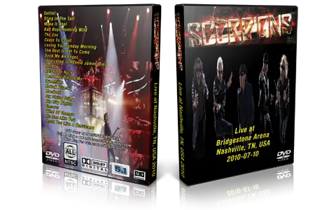 Artwork Cover of Scorpions 2010-07-10 DVD Nashville Audience