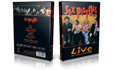 Artwork Cover of Sex Pistols 1978-01-10 DVD Dallas Proshot